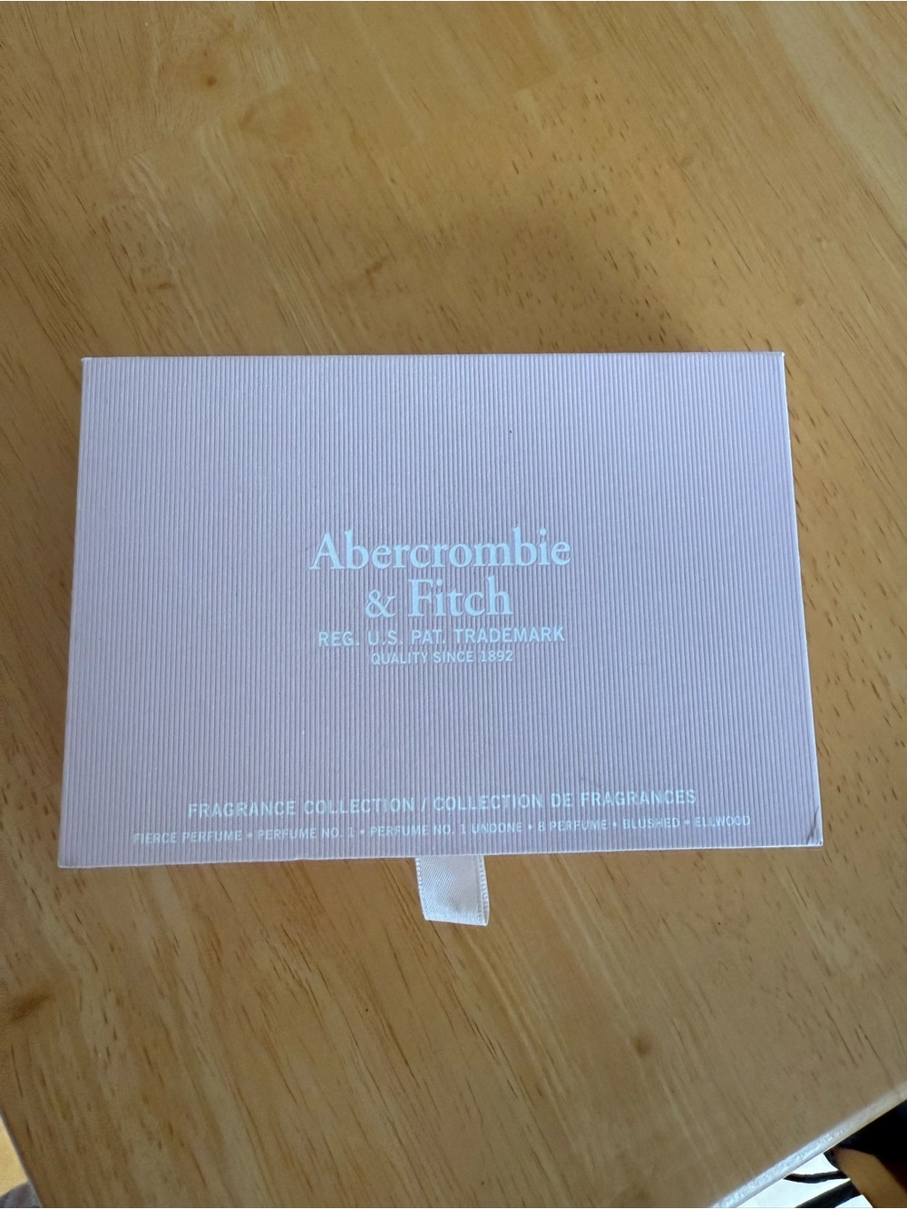 Abercrombie & Fitch Fragrance Collection box